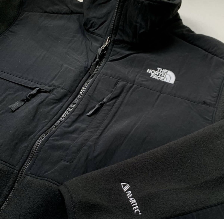 M 新品 ノースフェイス THE NORTH FACE Denali Jacket 黒 POLARTEC フリース デナリ ジャケット 海外企画 ポーラテック ブラック メンズ_画像3