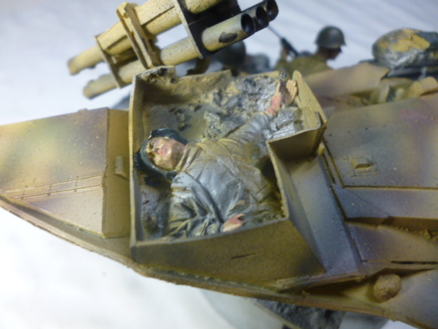 1／３５ボルクヴァルトIVレジン製ジオラマ完成品_画像5