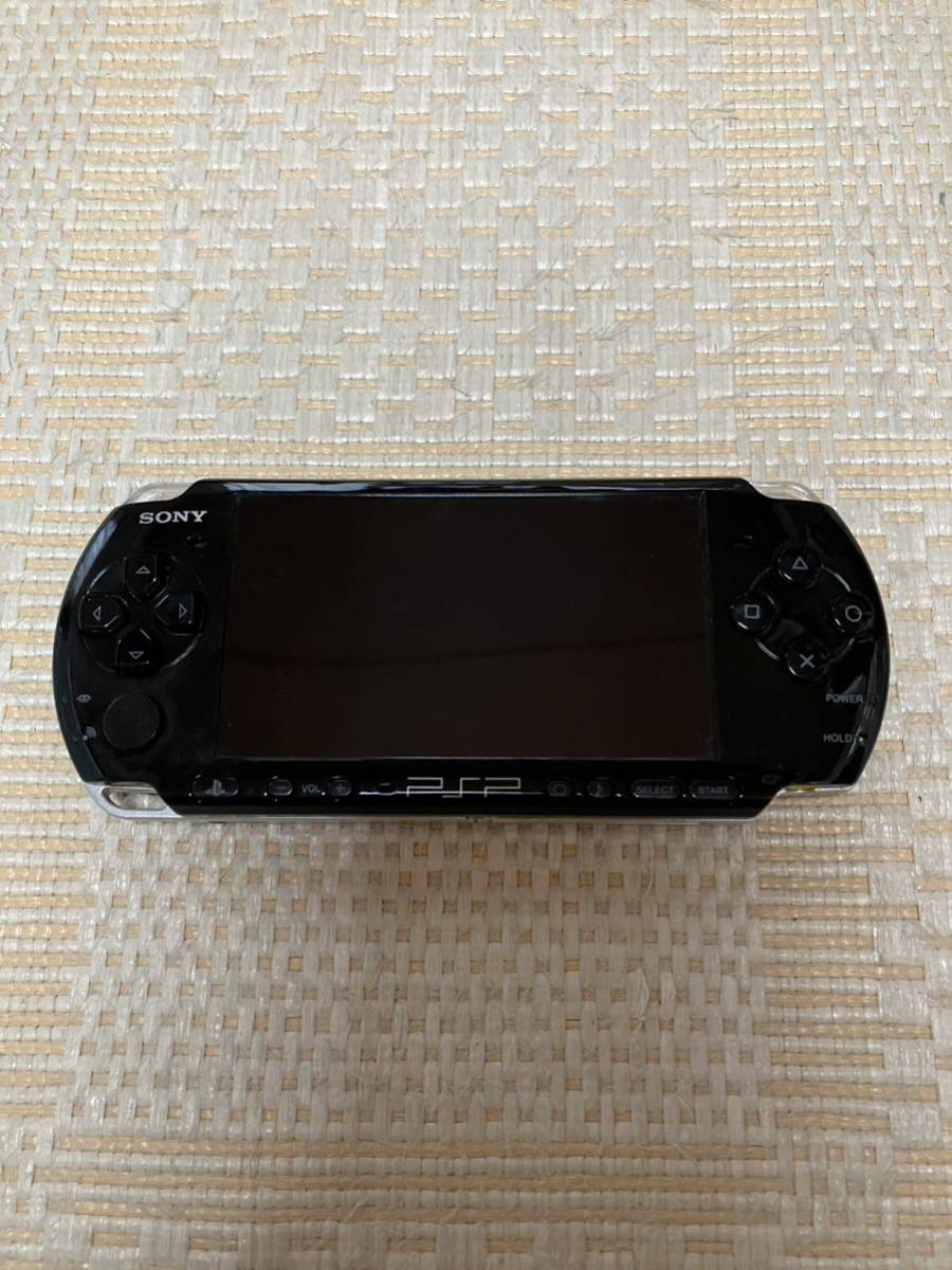 PSP 3000 本体 簡易動作確認済み 液晶を割ってしまった ブラック 黒_画像4