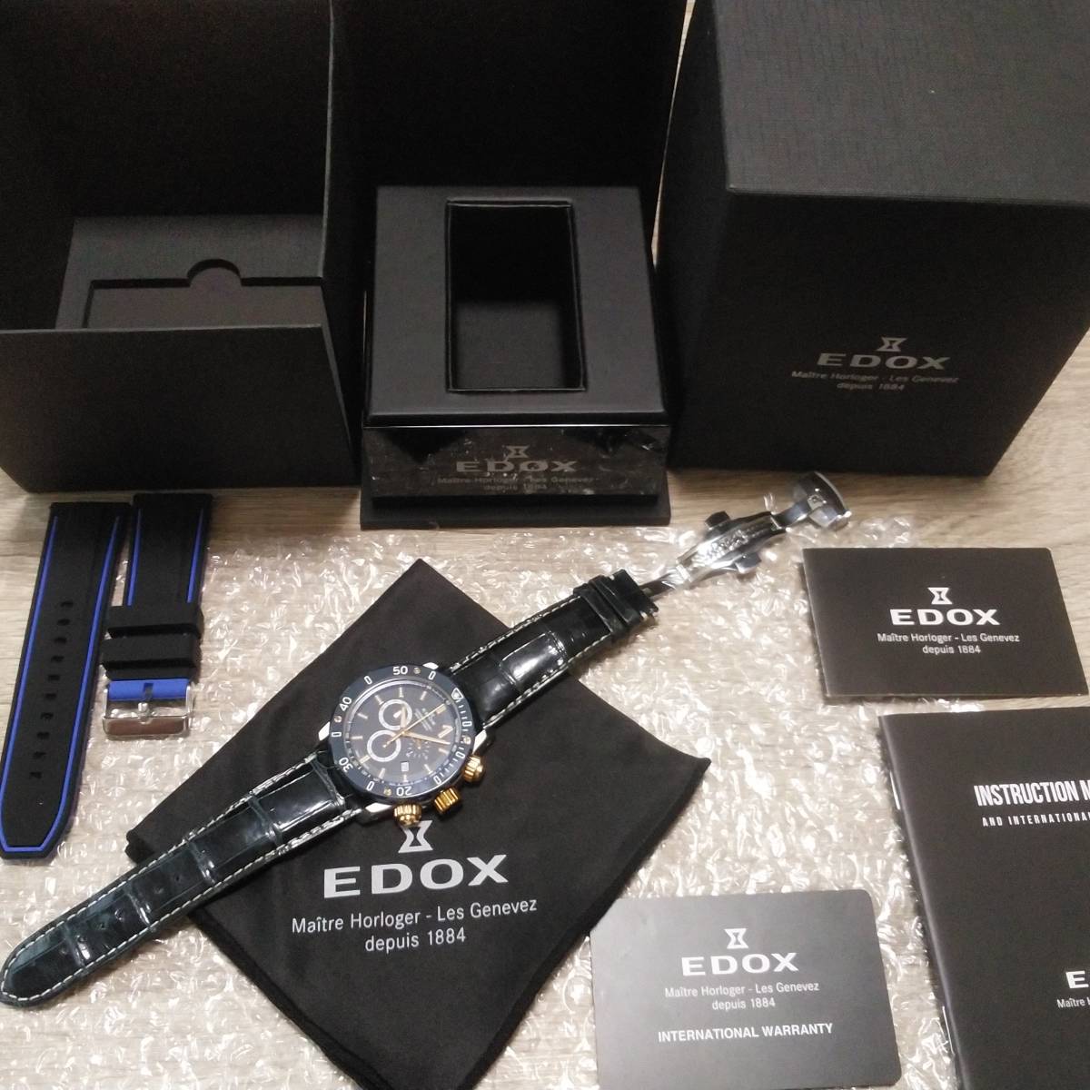 EDOX エドックス クロノオフショア1 現行モデル 国内正規品 500M防水