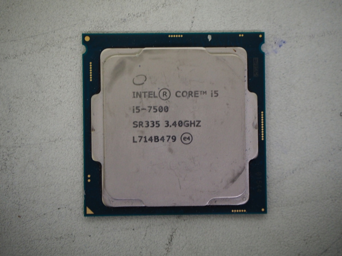 【ハード王】中古CPU/Corei5-7500 SR335 3.40GHz/N750_画像1