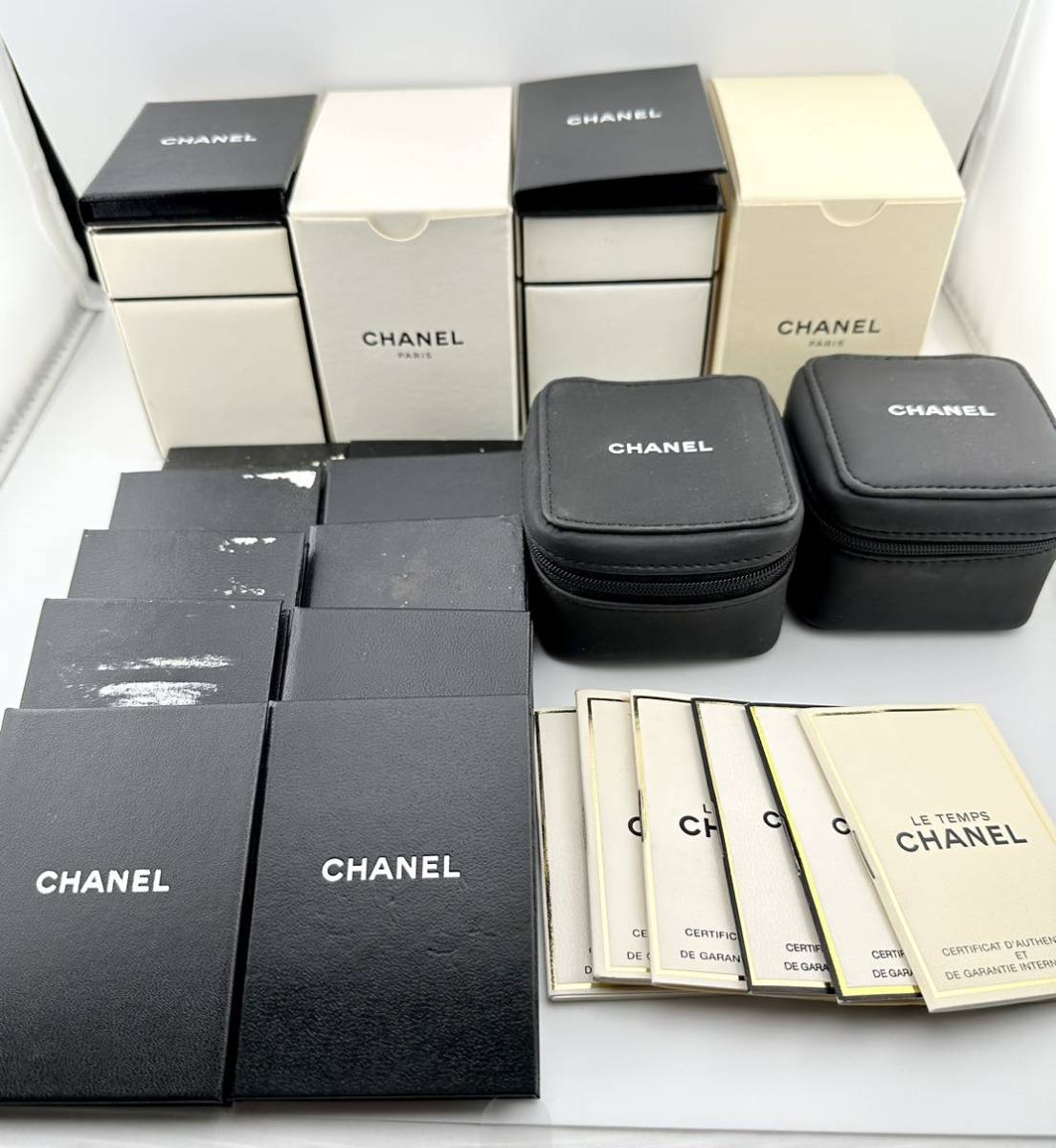 CHANEL シャネル プルミエール 保証書×18 空箱 外箱 内箱 BOX ケース