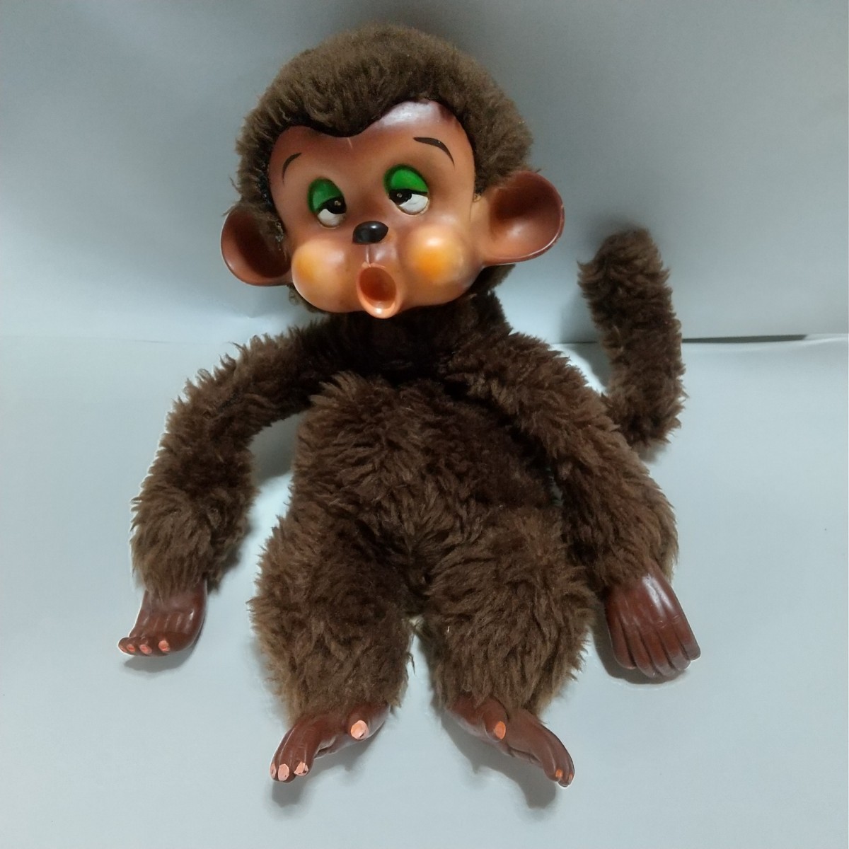 中古品 セキグチ ラブラブ くたくた モンキー ぬいぐるみ 約27cm 中古品 セキグチ ラブラブ くたくた モンキー ぬいぐるみ 約27cm