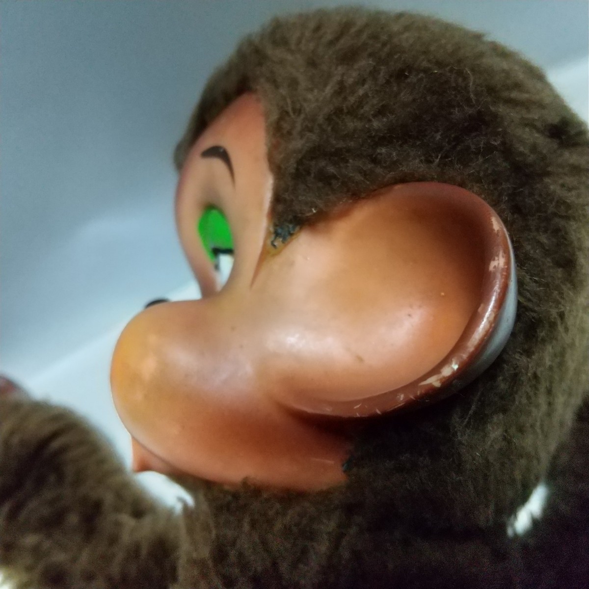 中古品 セキグチ ラブラブ くたくた モンキー ぬいぐるみ 約27cm 中古品 セキグチ ラブラブ くたくた モンキー ぬいぐるみ 約27cm
