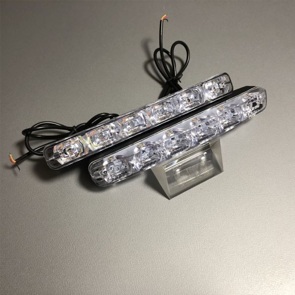  原文:【S003K】1円スタート！送料250円 高輝度LED 6連 デイライト シーケンシャルウインカー 流れるウインカー ウインカーリレー搭載型