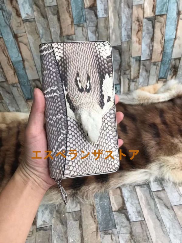 人気カラーの レディース財布 [エスペランザストア]タイコブラ頭付き