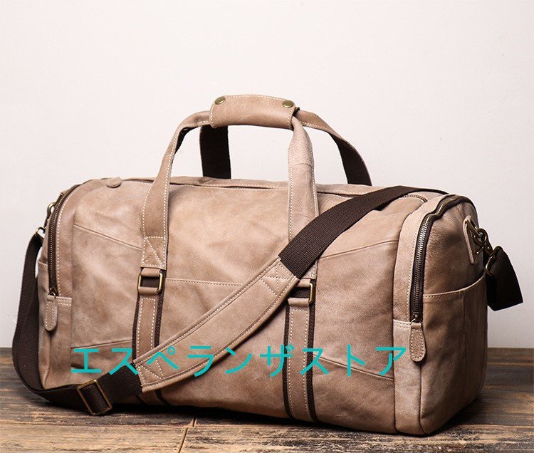 [エスペランザストア]ボストンバッグ メンズ 本革 本革鞄 レザーバッグ 斜めがけ 旅行 ゴルフバッグトラベルバッグ 大容量 おしゃれ シンプ