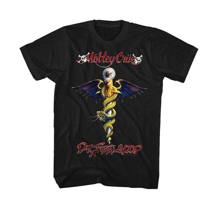 ★モトリー クルー Tシャツ Motley Crue Dr. Feelgood カラー - S 正規品 la へヴィ メタル ロック_画像2