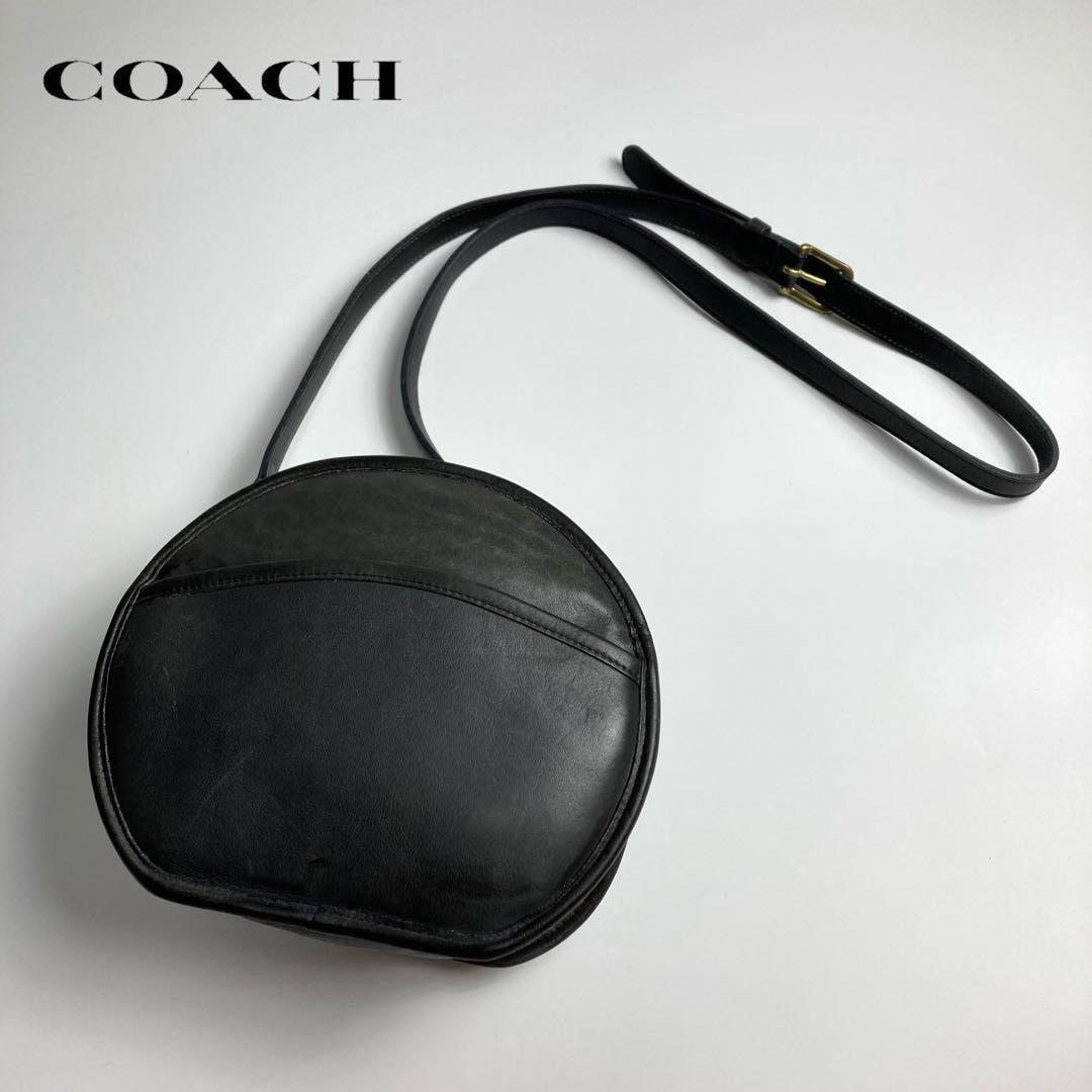 素敵でユニークな COACH オールド コーチ ショルダーバッグ 本革レザー