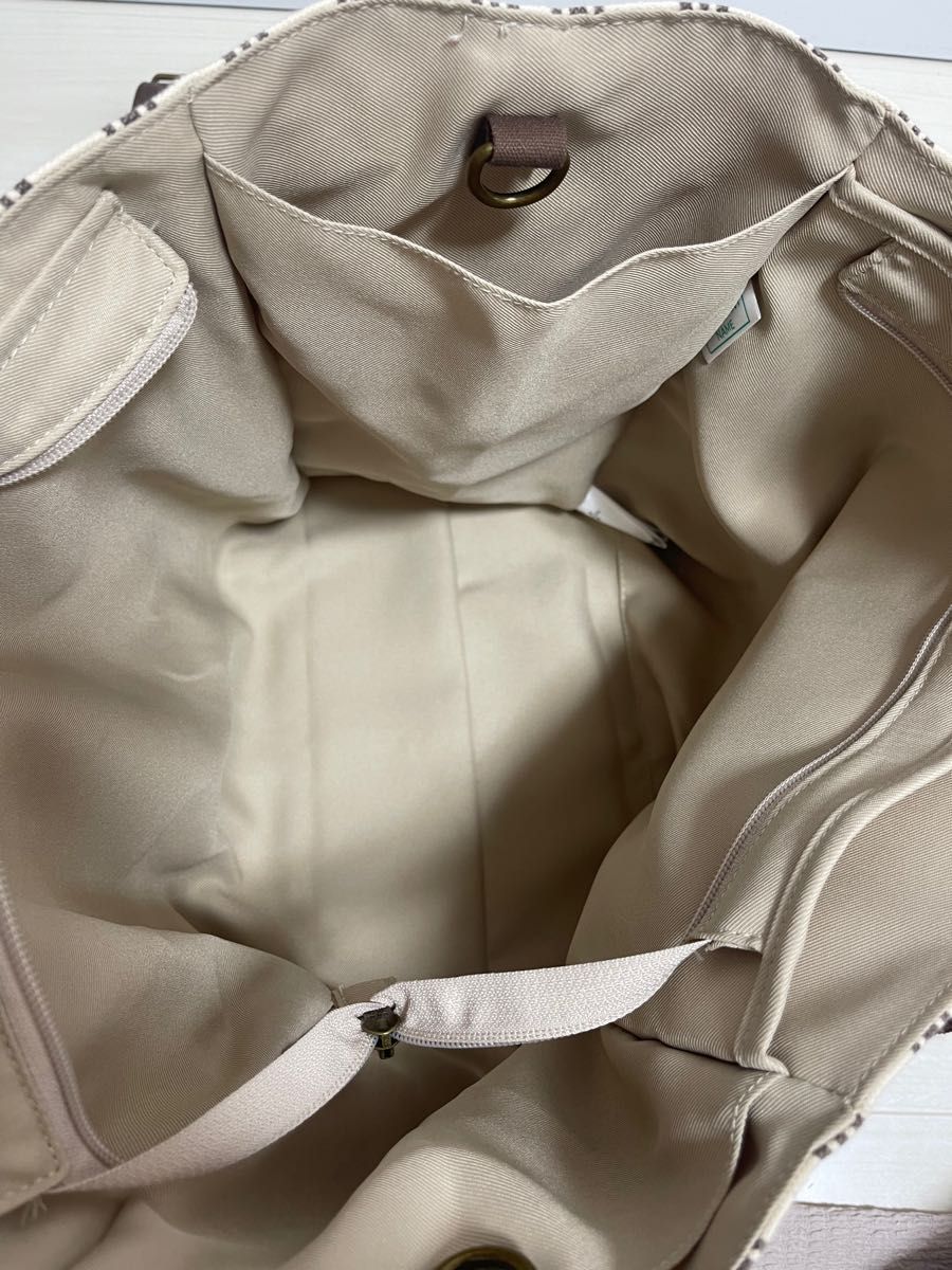 LEPSIM レプシィム　旅行用バッグ　ショルダーストラップ付き　ママバッグ　トートバッグ  マザーズバッグ　