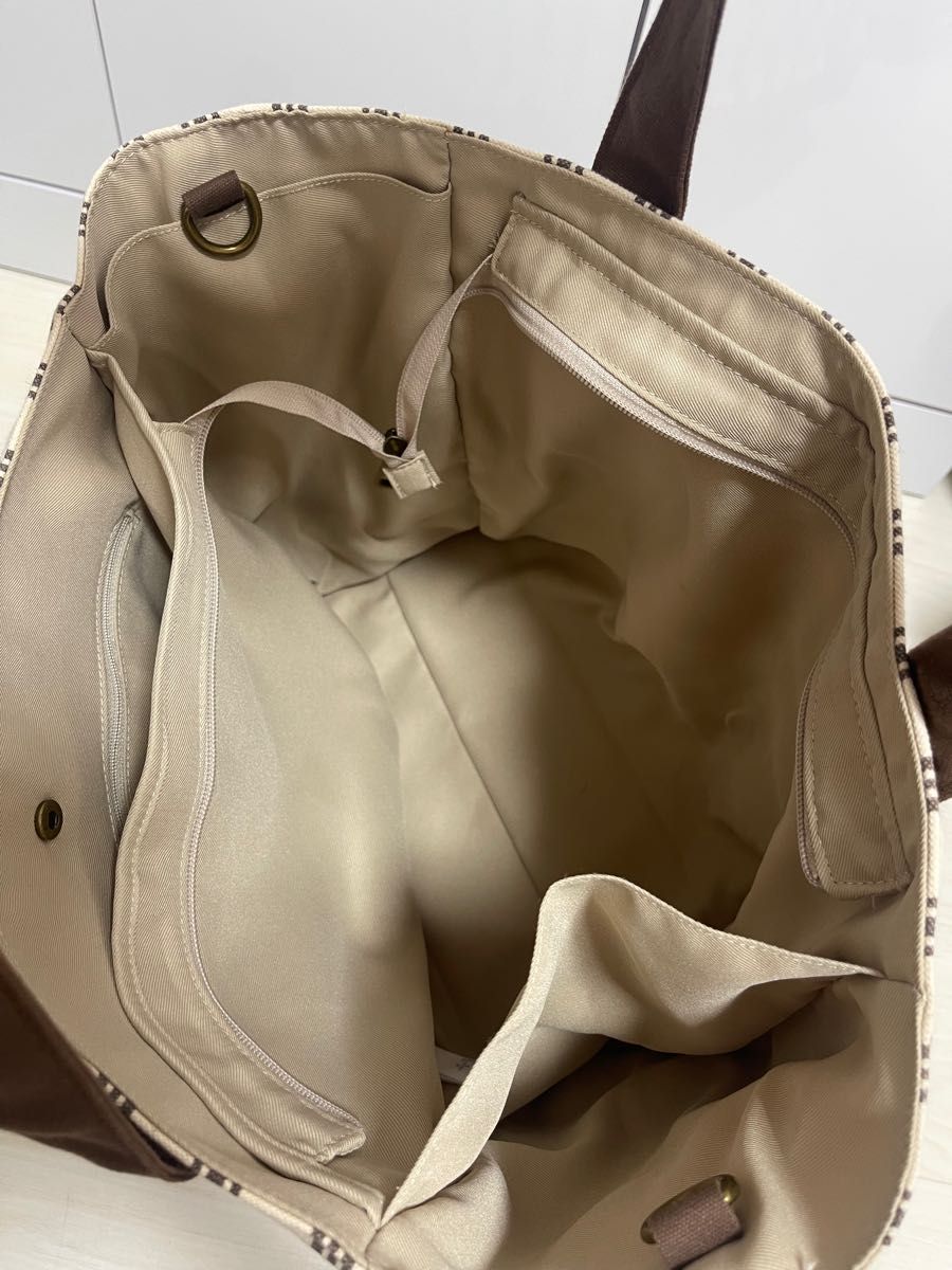 LEPSIM レプシィム　旅行用バッグ　ショルダーストラップ付き　ママバッグ　トートバッグ  マザーズバッグ　