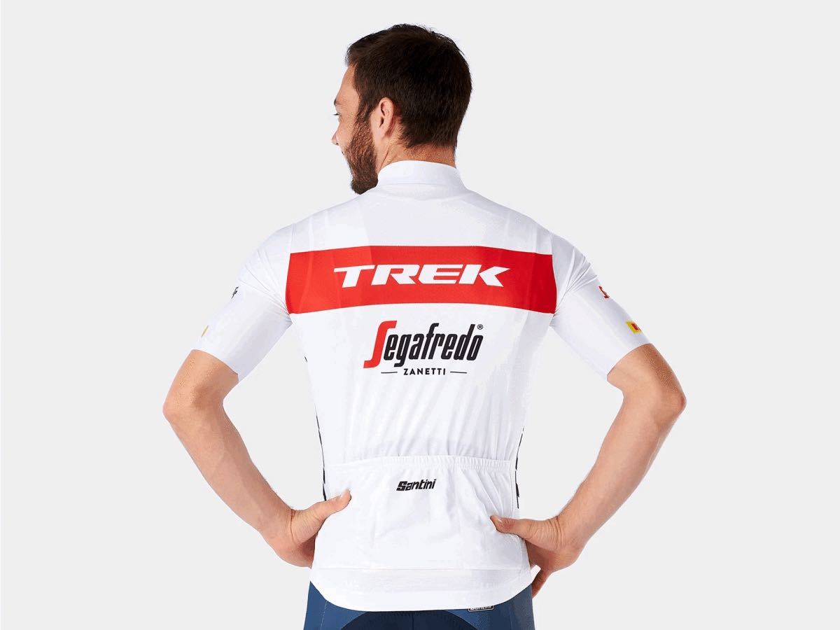 Santini Team Trek-Segafredo Jersey(サンティーニ トレック-セガフレード メンズ チーム レース レプリカ ジャージ)Lサイズ 新品未使用品_画像2