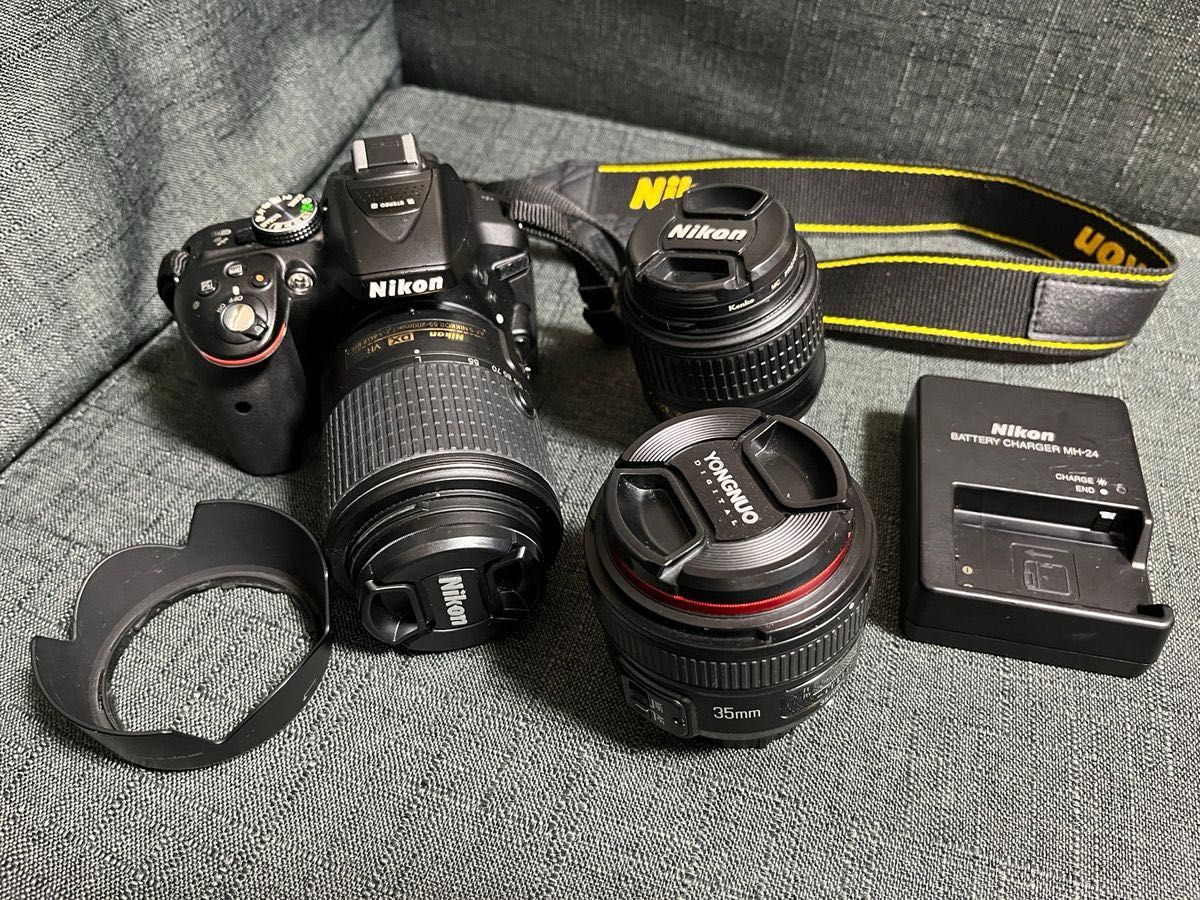 Nikon ニコン D5300 ダブルズームレンズキット＋単焦点レンズセット