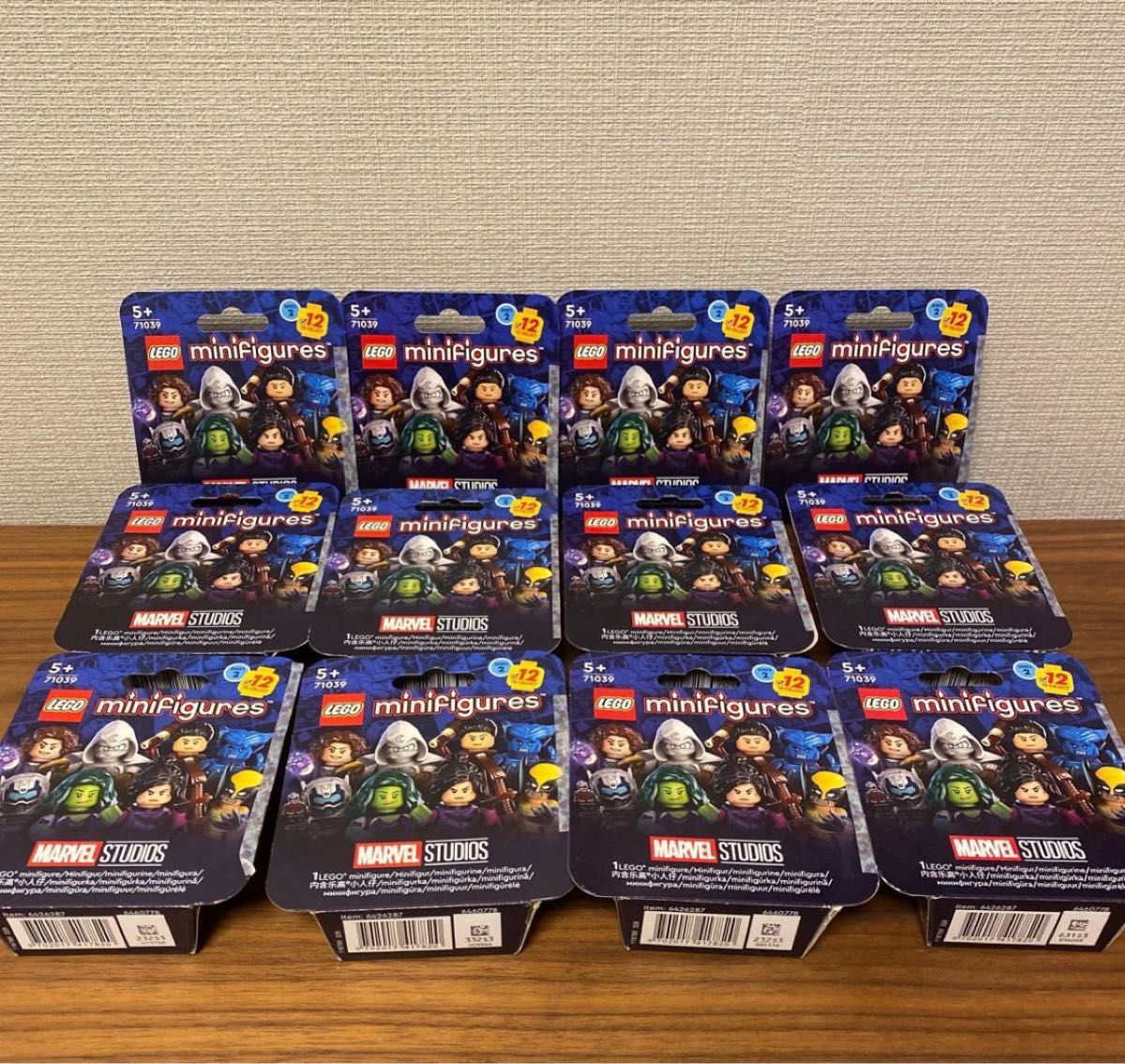 未使用】LEGO 71039 ミニフィギュアシリーズ マーベル2 全12種