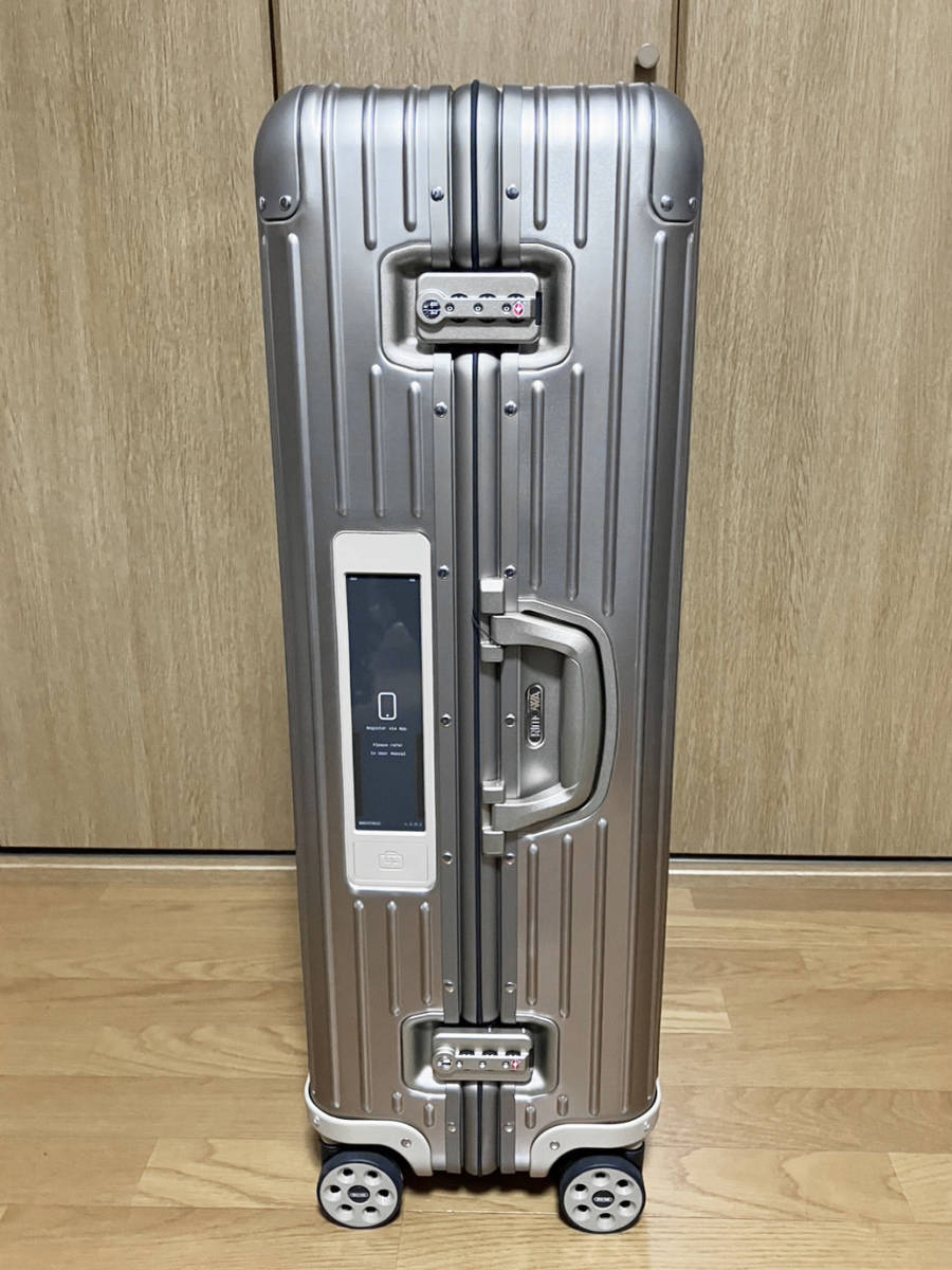 RIMOWA TOPAS TITANIUM E-tag リモワ トパーズ チタニウム ゴールド 電子タグ 98L 4輪 スーツケース/original  オリジナル essential