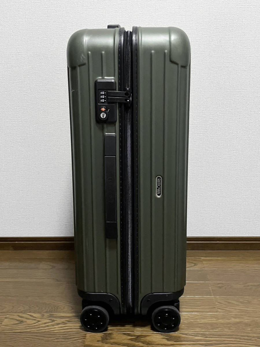 ユナイテッドアローズ 25周年 別注 RIMOWA SALSA リモワ サルサ 61L 4輪 オリーブ スーツケース/ エッセンシャル オリジナル original_画像3