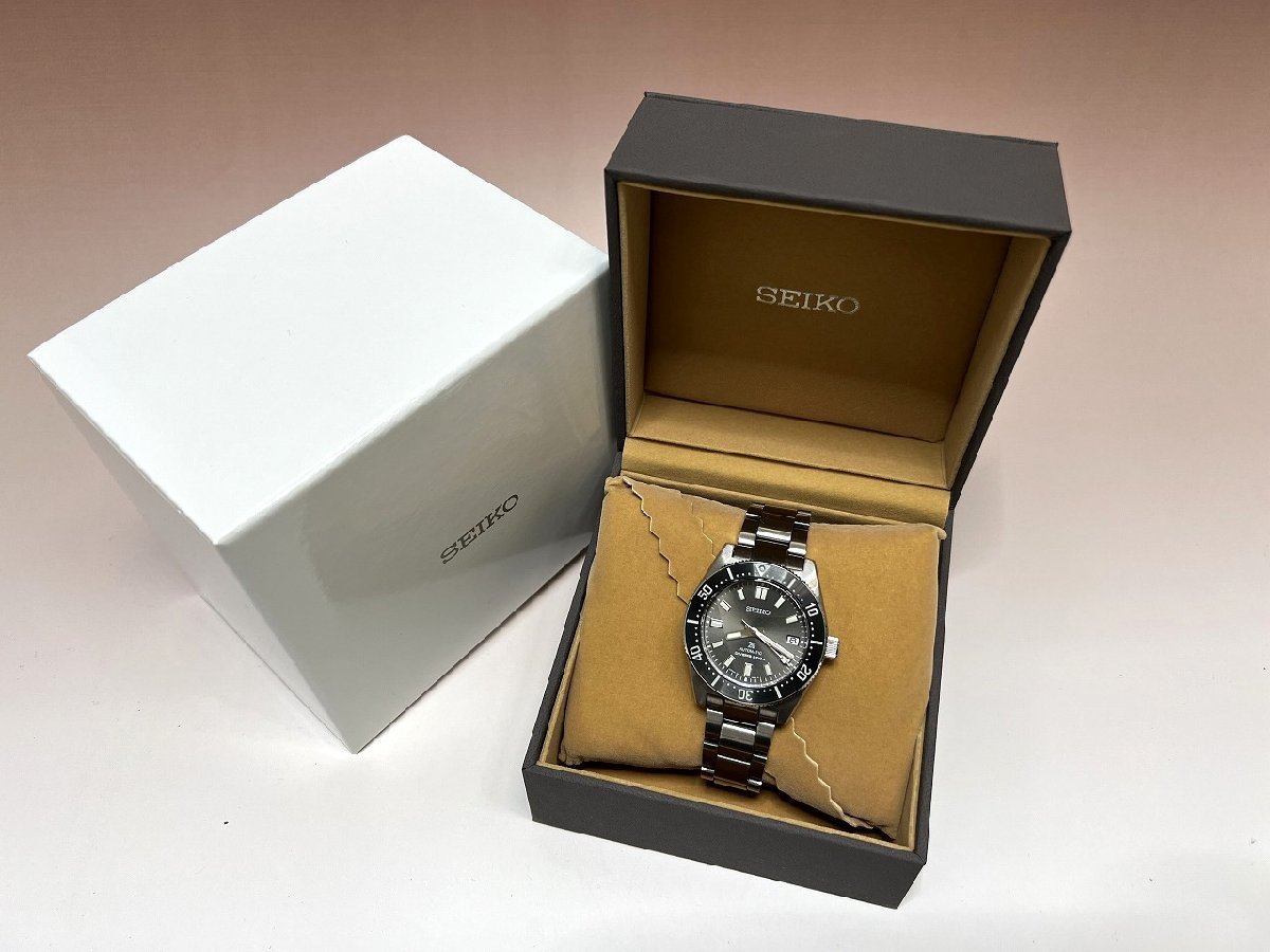 大谷翔平着用 コアショップ限定品！新品同様 SEIKO プロスペック ダイバーズ スキューバ 自動巻き腕時計 SBDC101/6R35-00P0 メンズ_画像2