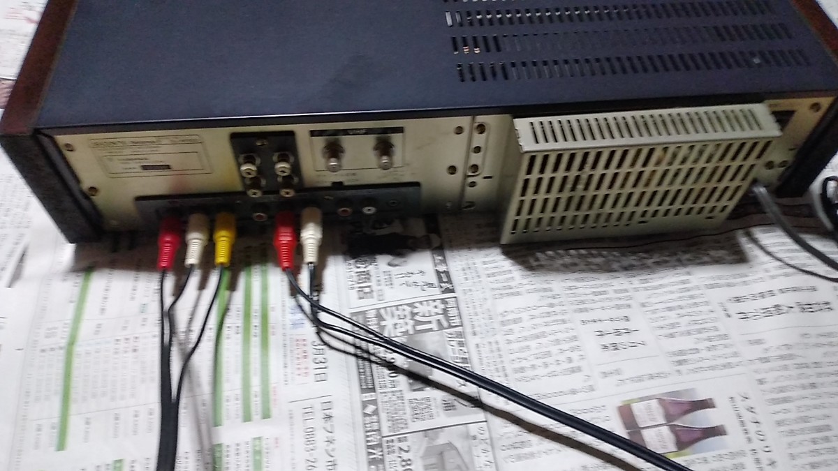 SONY ベータビデオデッキ SL-HF85D リモコン付 中古現状品 送料込み