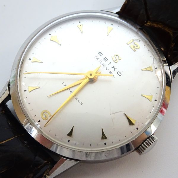 ♪tyot 913-7 292 動作品 SEIKO セイコー MARVEL マーベル 17石 13024