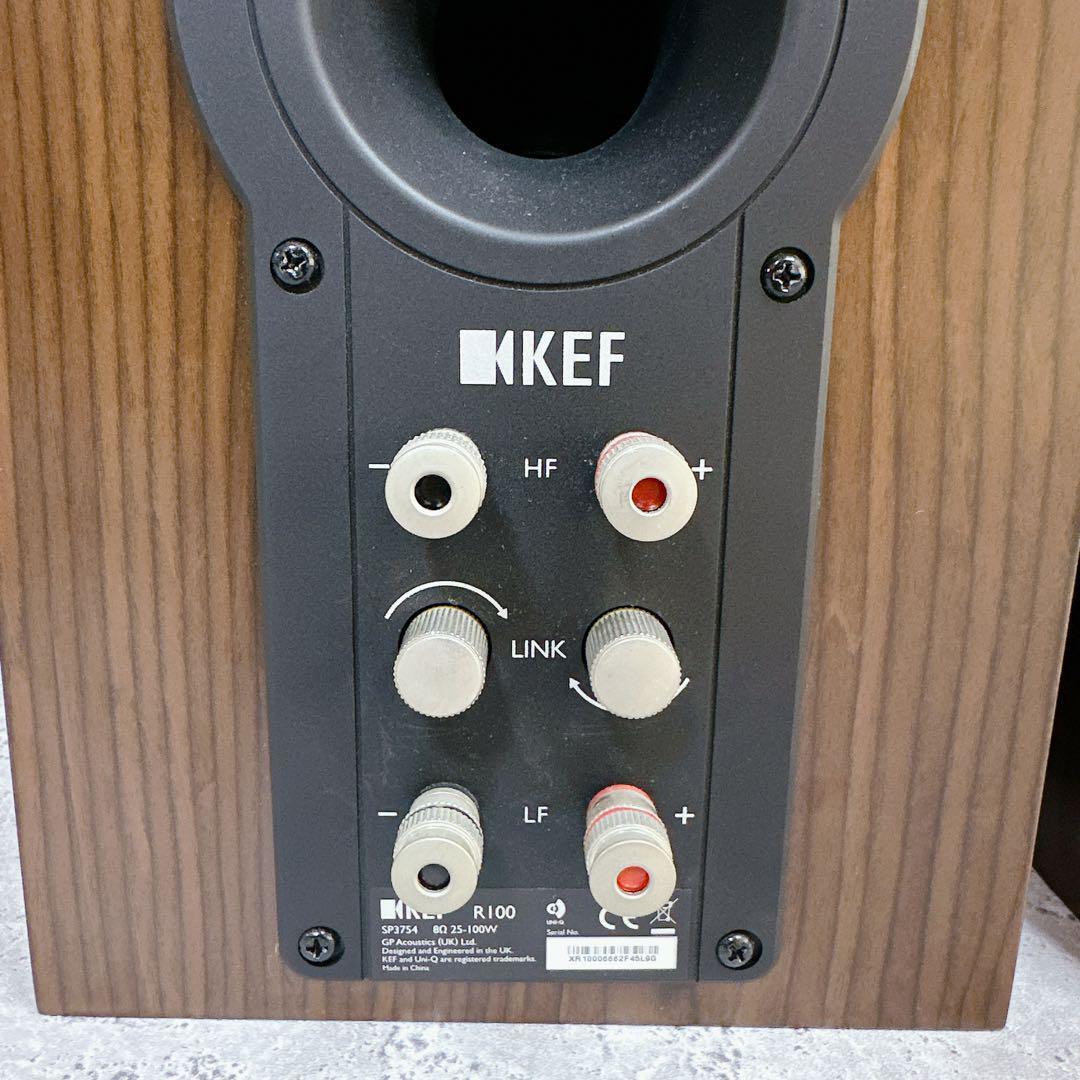 希少 美品 KEF R100 2way ブックシェルフスピーカー 高音質-