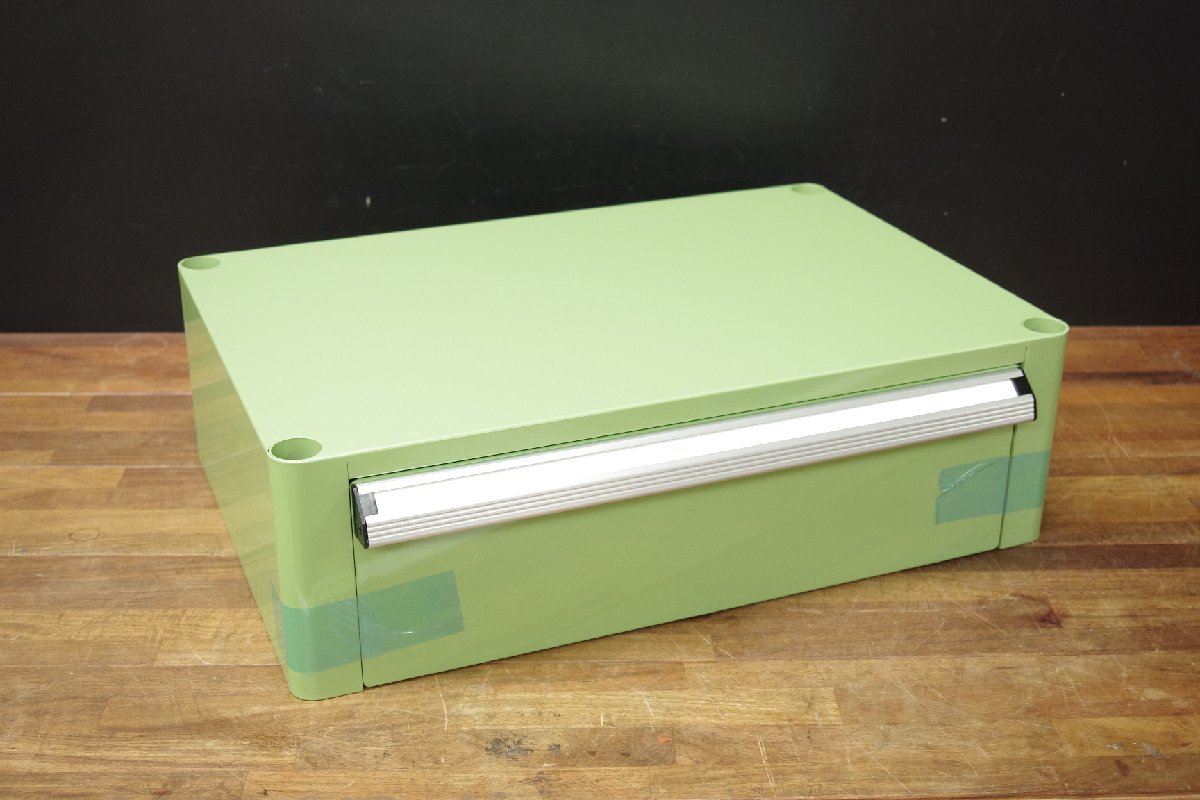  unused goods Sakae sakae CS pearl Wagon for cabinet CSP-64C. drawer W600×D400mm for tool wagon working bench tool factory green (A))
