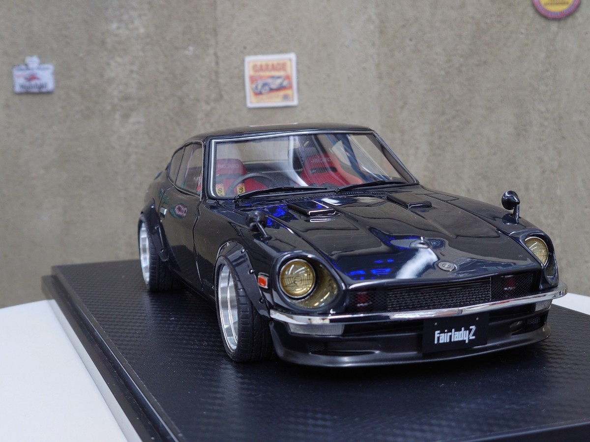 イグニッションモデル1/18 S30Z BLACK　スーパージャンク品。_画像2