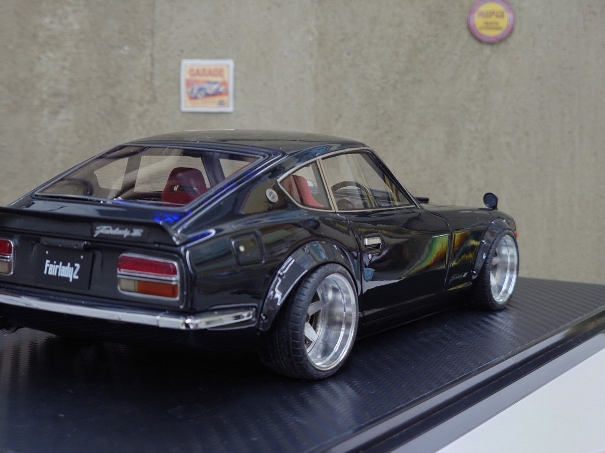 イグニッションモデル1/18 S30Z BLACK　スーパージャンク品。_画像4