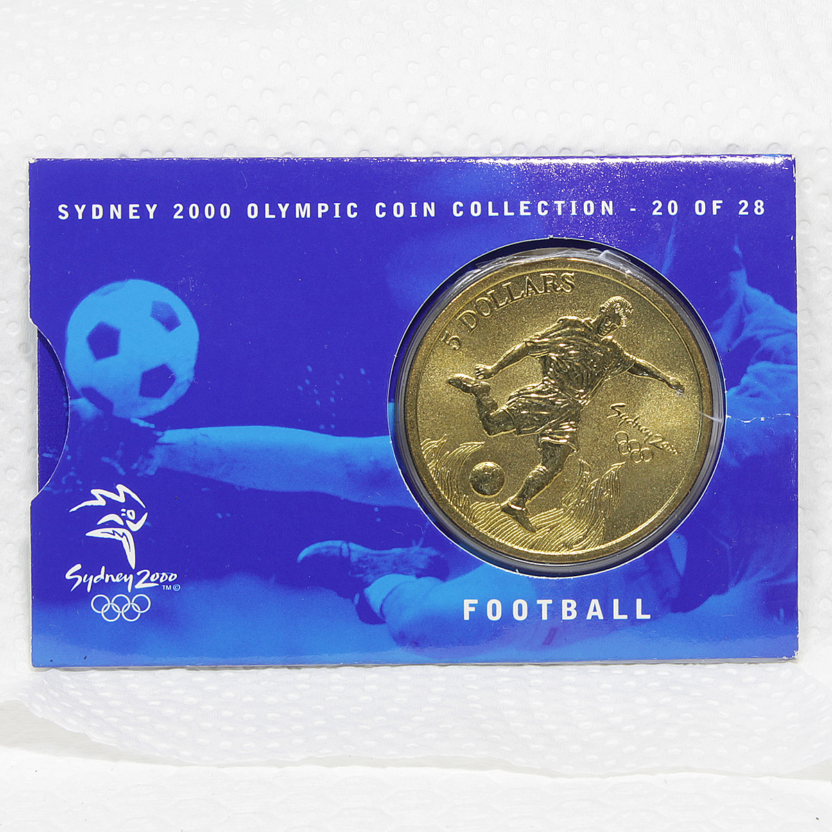 SYDNEY 2000 OLYMPIC COIN COLLECTION FOOTBALL_画像1