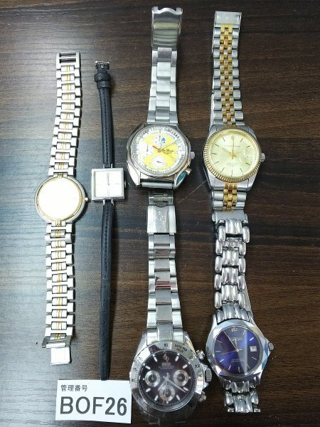 高価値】 BOF38 腕時計 部品取り ジャンク品 おまとめ6点 BUREN JUNKO