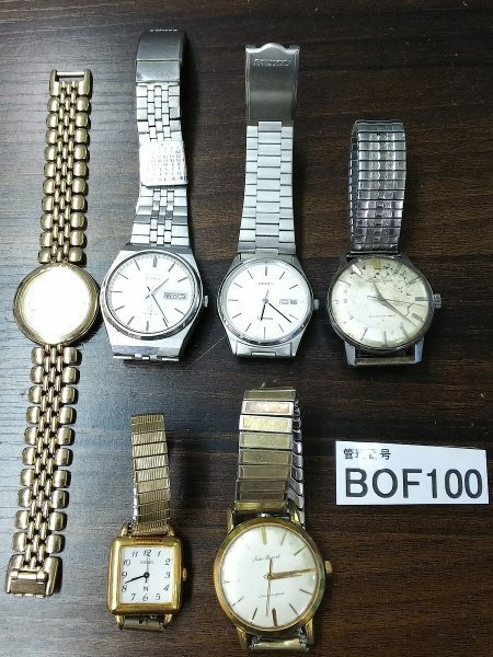 BOF100　腕時計　部品取り　ジャンク品　おまとめ6点　SEIKOセイコー