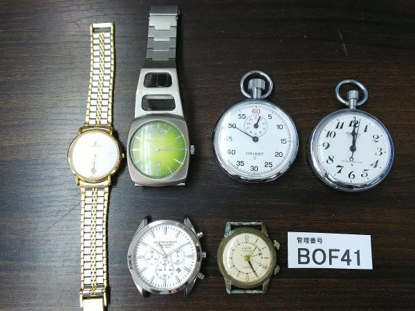 BOF41 腕時計 懐中時計 文字盤 部品取り ジャンク品 おまとめ6点