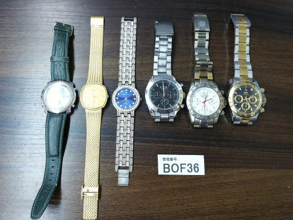 BOF36　腕時計　部品取り　ジャンク品　おまとめ6点　BRONICA　MUSK　など