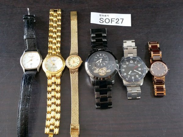 SOF27　時計　腕時計　部品取り ジャンク品 FOSSIL フォッシル　BERING など　おまとめ ※他写真、商品説明欄に追加あり