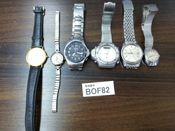 内祝い】 BOF82 腕時計 部品取り ジャンク品 おまとめ6点 CITIZEN