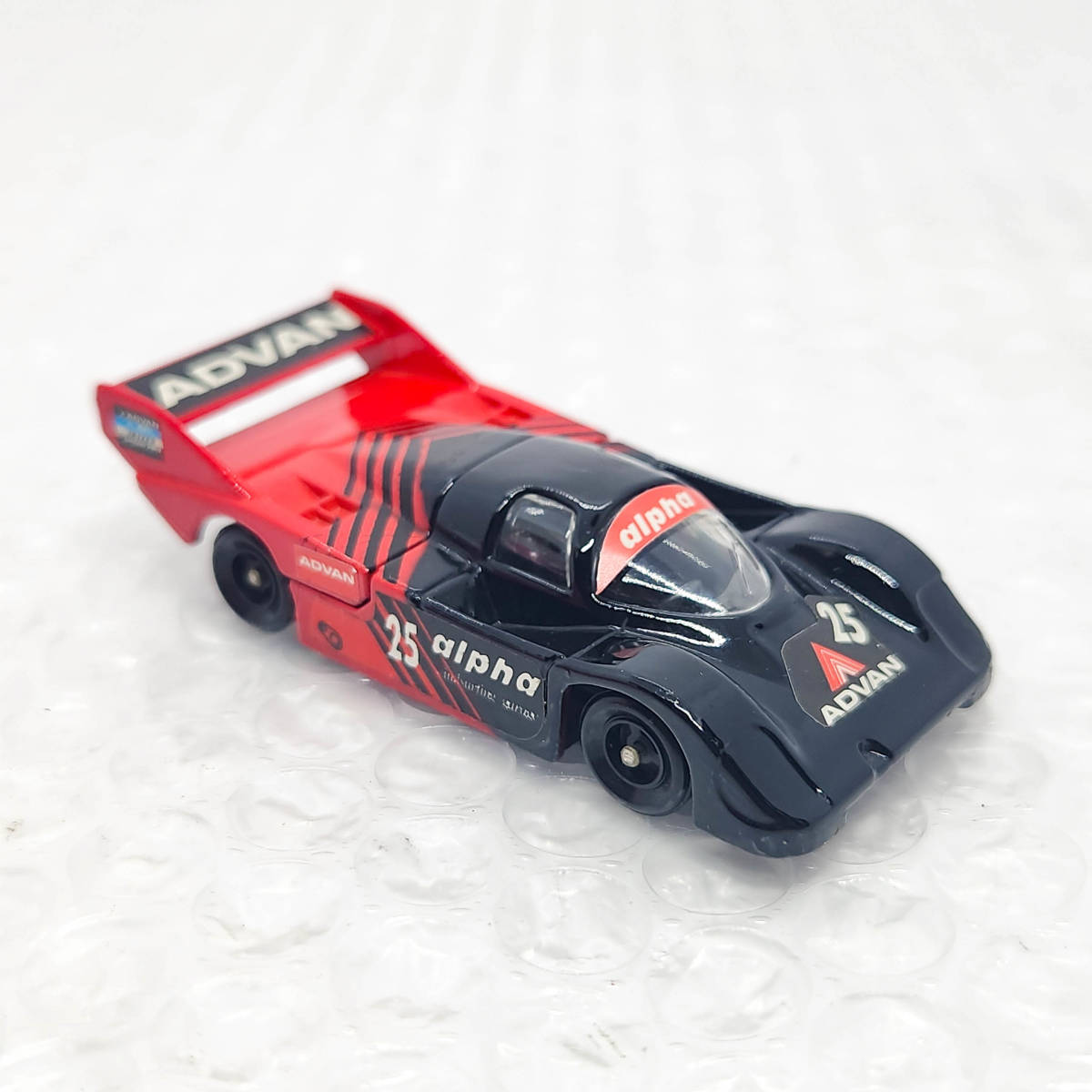 トミカ 日本製 横浜ゴム特注品 ADVAN ALPHA PORSCHE 962/956 ゼッケン25番 アドバン アルファ ポルシェ TOMICA ミニカー 模型 #ST-02063_画像3