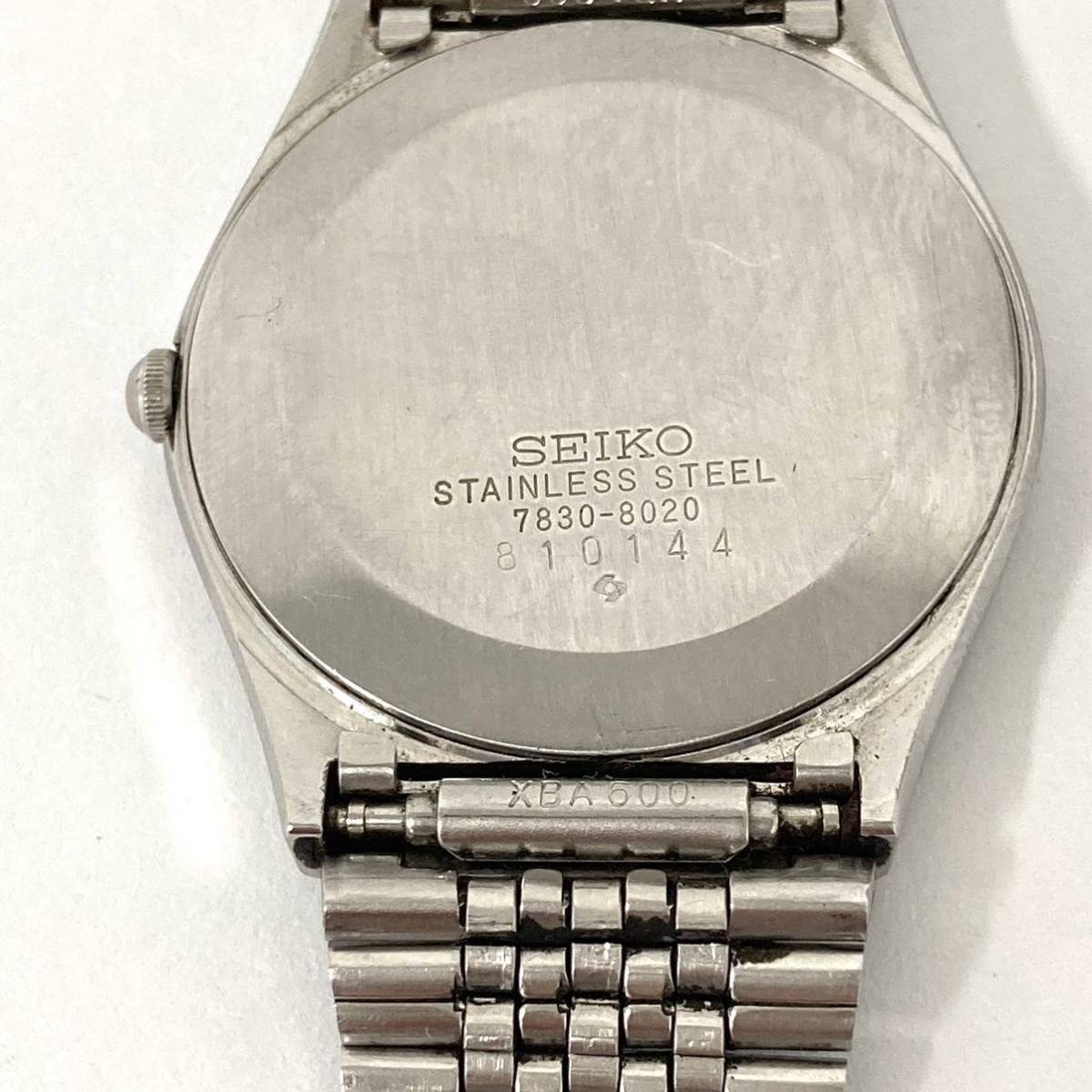 SEIKO セイコー 7830-8020　クウォーツ　メンズ腕時計_画像3