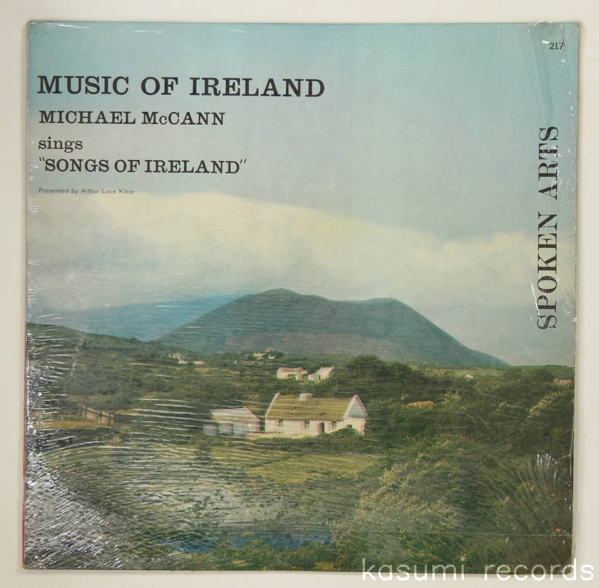【US盤LP】MICHAEL MCCANN/SINGS SONGS OF IRELAND(並良品,64年Irish Folk,SPOKEN ARTS)の画像1