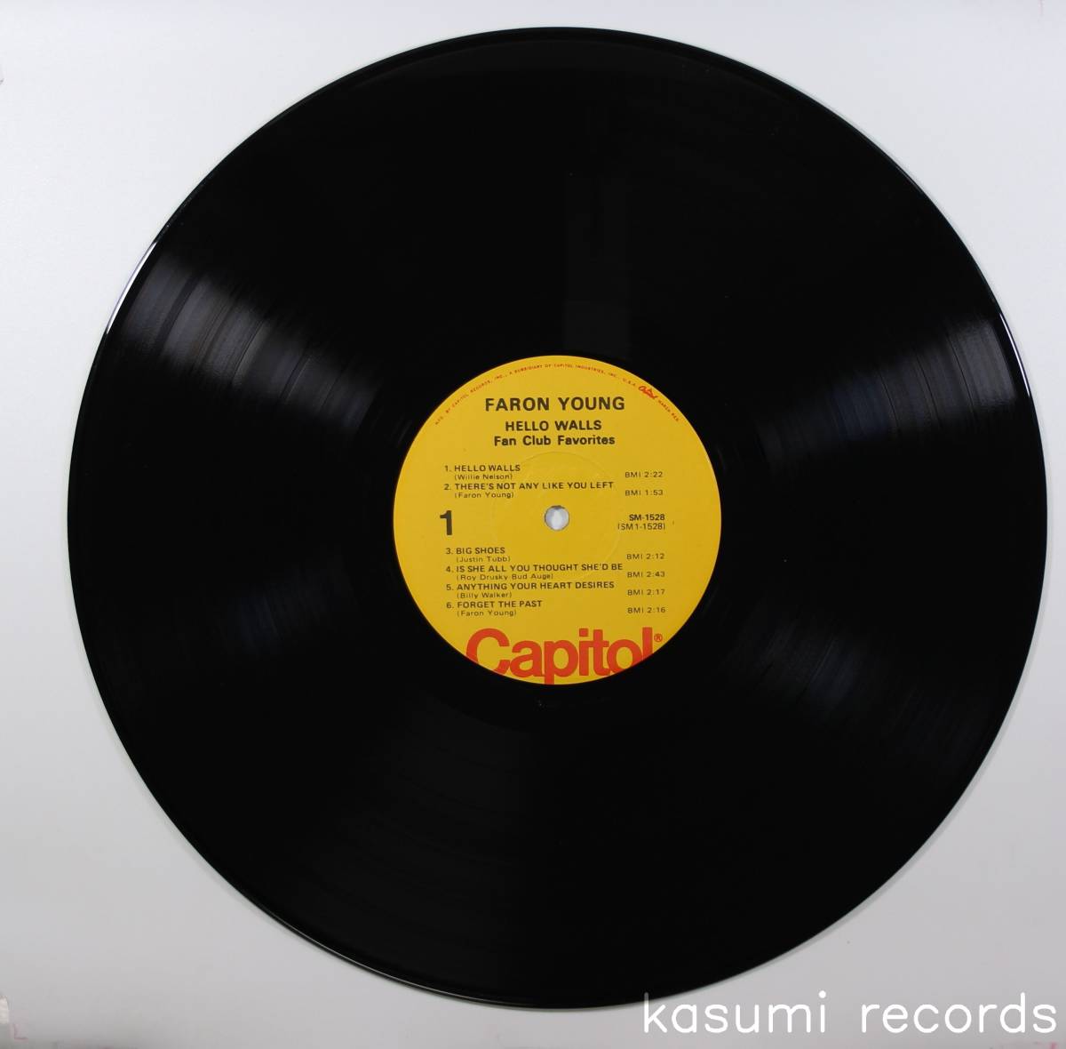 【US盤LP】Faron Young/Hello Walls Fan Club Favorites(並良品,カントリーホンキートンク,BEST)_画像4