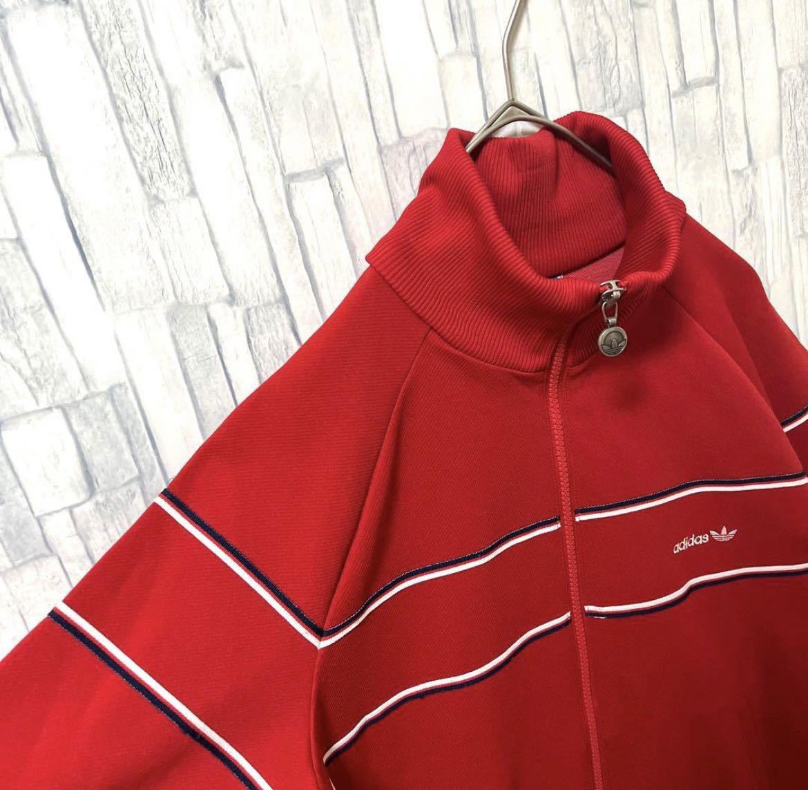 adidas オールド アディダス ジャージ 上 トラックジャケット adidas オールド アディダス ジャージ 上 トラックジャケット