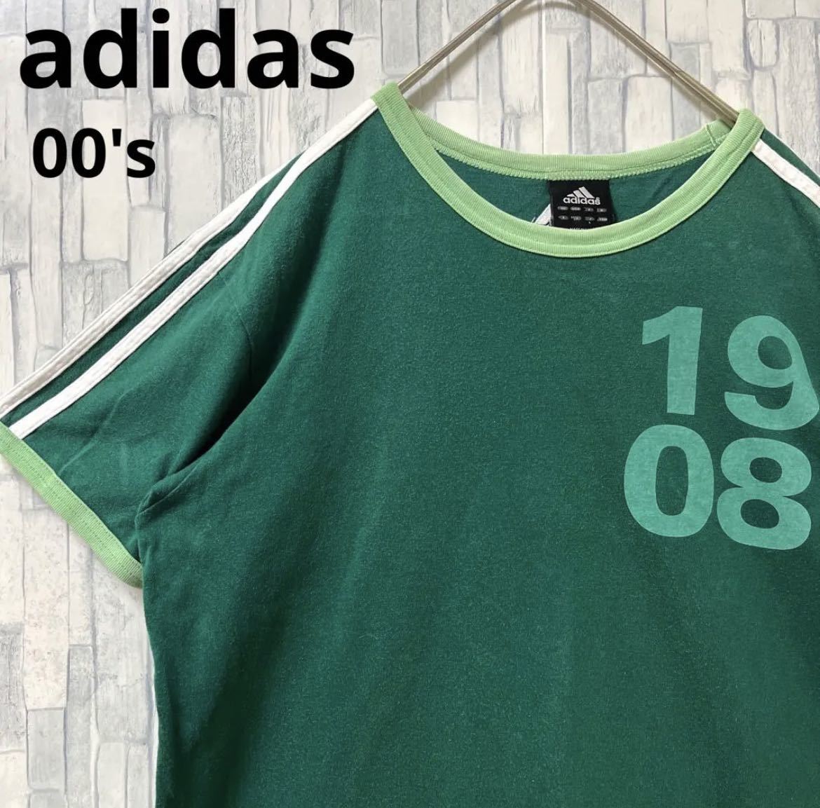 adidas アディダス リンガーTシャツ 80's 90's - Tシャツ