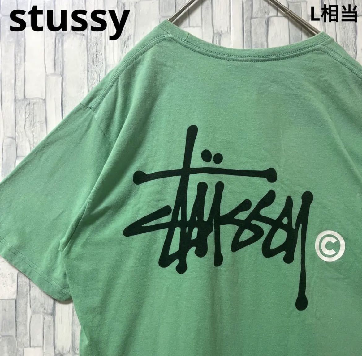 stussy ステューシー 半袖 Tシャツ ビッグロゴ デカロゴ バックロゴ
