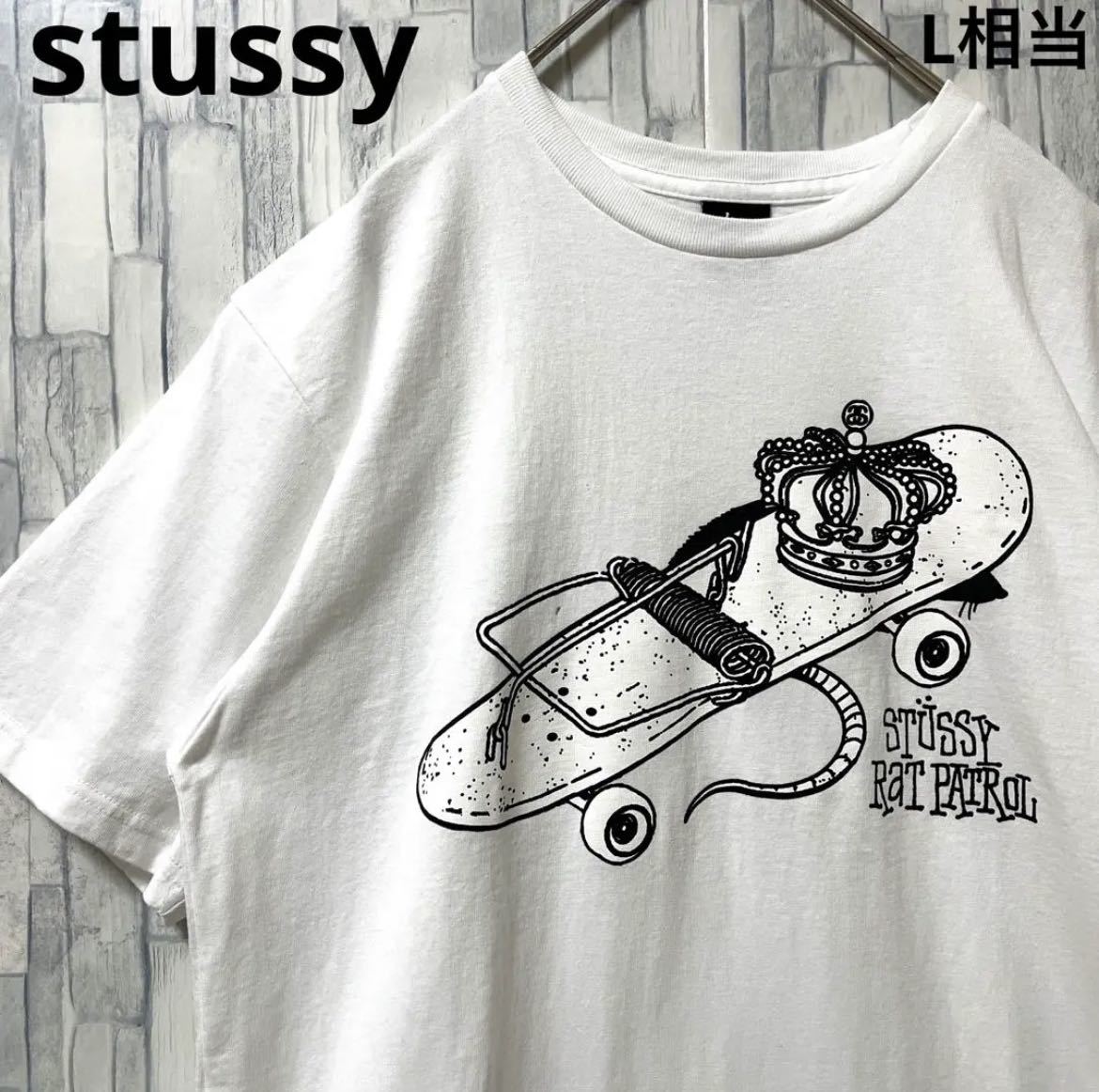 新しい到着 stussy ステューシー 半袖 Tシャツ ビッグロゴ デカロゴ