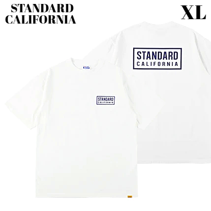 XL 新品【STANDARD CALIFORNIA SD HEAVYWEIGHT BOX LOGO Tee WHITE スタンダードカリフォルニア ヘビーウェイト Tシャツ SD Tシャツ】