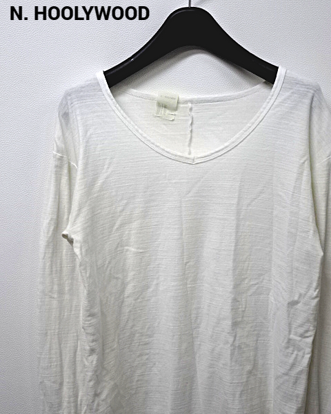 L【N.HOOLYWOOD TOPS T-SHIRT 44 pieces N.HOOLYWOOD UNDER WEAR ミスターハリウッド トップス カットソー ロンTシャツ】_画像1