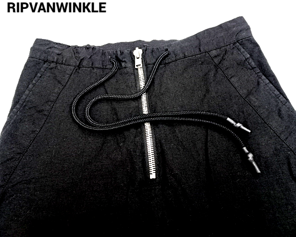 3 Y35,200[RIPVANWINKLElinen джерси - Moto шорты RW-337 BLACK Rip van Winkle linen джерси - Moto шорты брюки ]