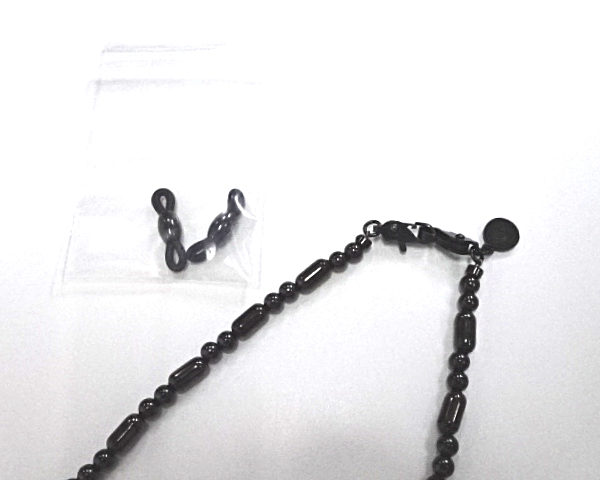 新品 ¥22,000【uniform experiment BEADS NECKLACE UE-230059 BLACK ユニフォームエクスペリメント ビーズ ネックレス BLACK/GOLD SOPH.】_画像7