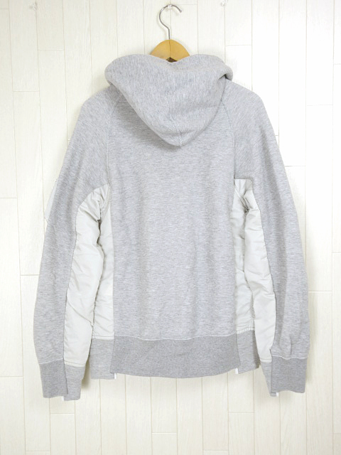 サカイ sacai スウェット MA-1 ドッキングパーカー Sponge Sweat サカイ sacai スウェット MA-1 ドッキングパーカー Sponge Sweat