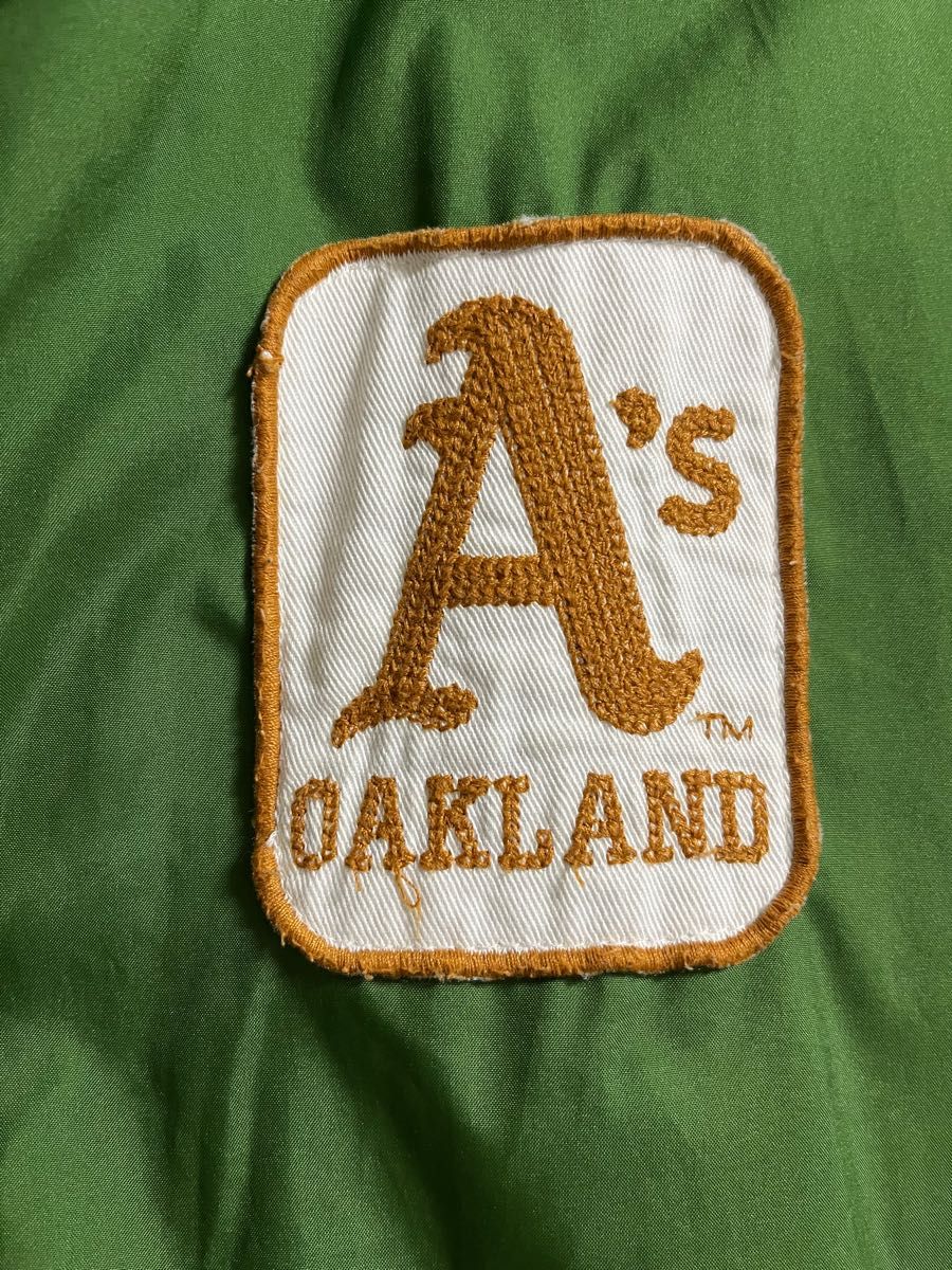 oakland athletics jaket 古着 状態良品