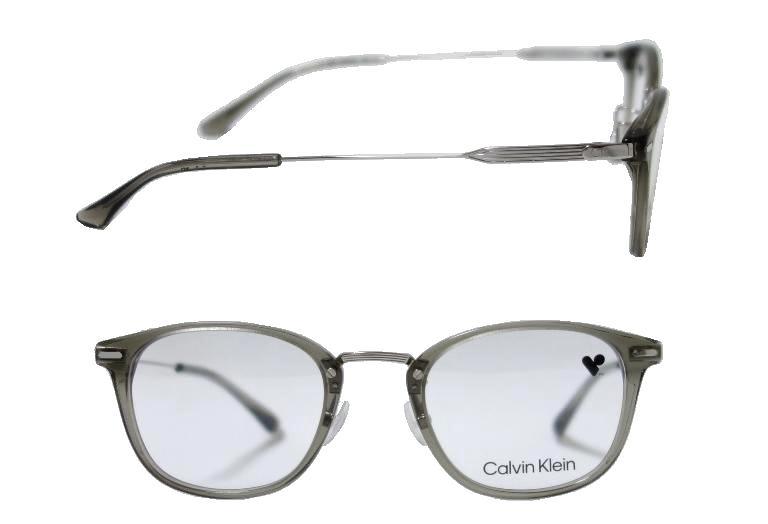 【Calvin Klein】　カルバンクライン　メガネフレーム　CK23554LB　320　オリーブ・シルバー　国内正規品_画像2