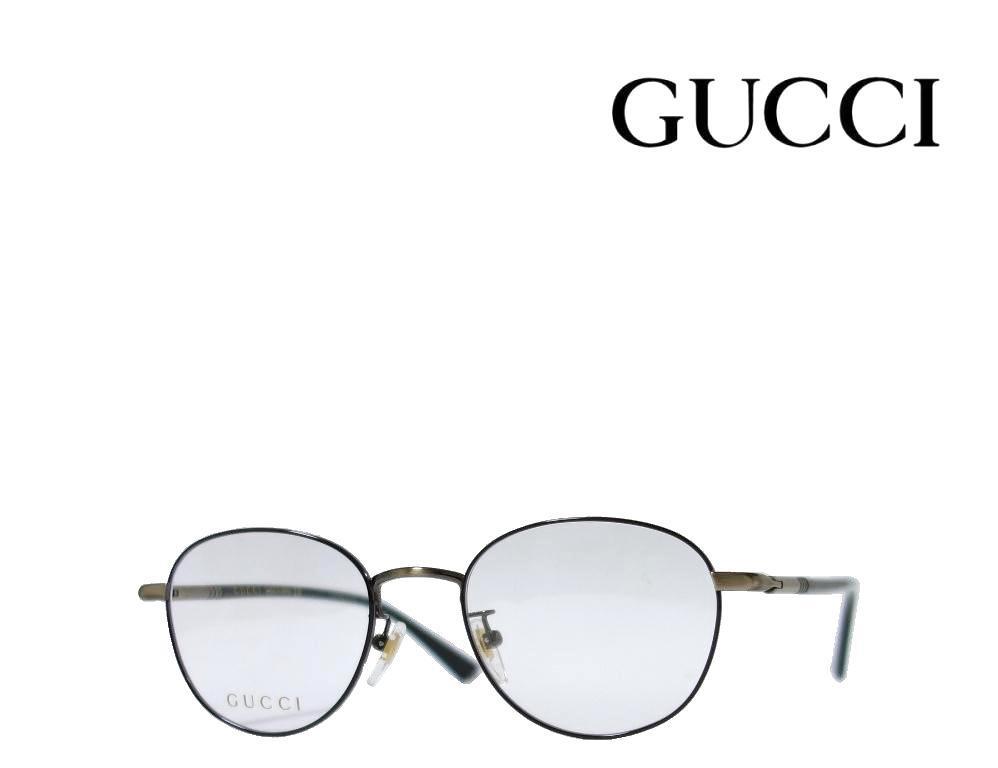 【GUCCI】　グッチ　メガネフレーム　GG 1128OJ　001　ブラック・アンティークゴールド　TITANIUM製　国内正規品_画像1